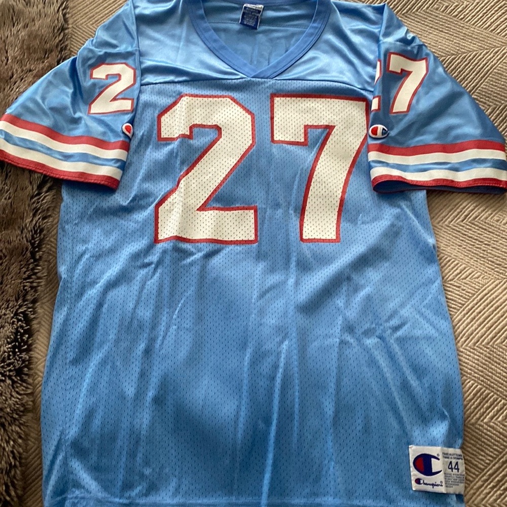 *RARE* Champion NFL Houston Oilers Jersey: Eddie George (Tennessee Titans).